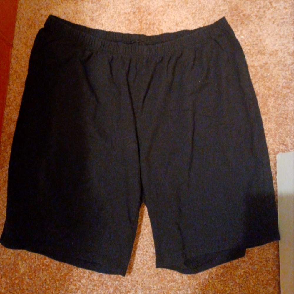 3 Pair shorts - black, navy blue, army design, 2X, 3X,